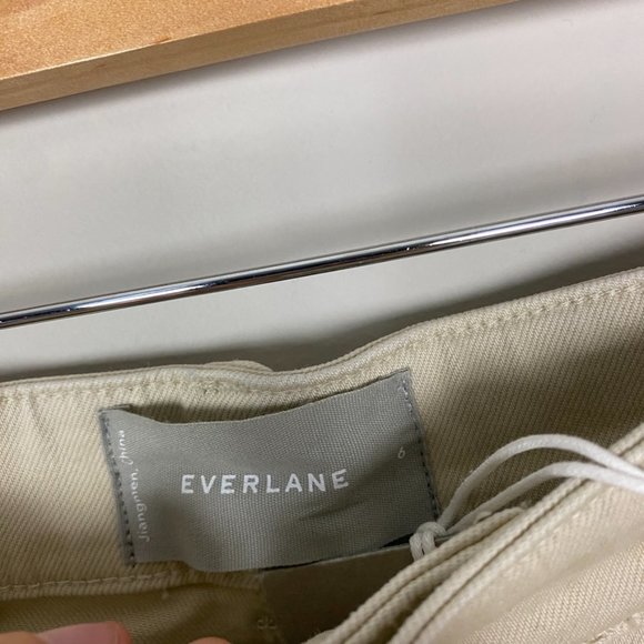 Everlane Cream Wide-Leg Pants - Picture 4 of 7